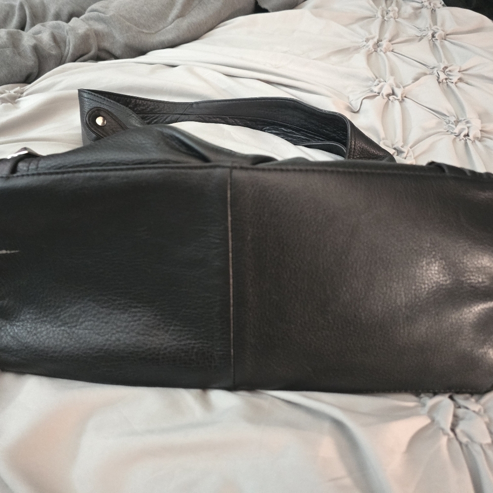 B. MASKOWKY Black Studded Leather Shoulder Bag - Picture 13 of 15